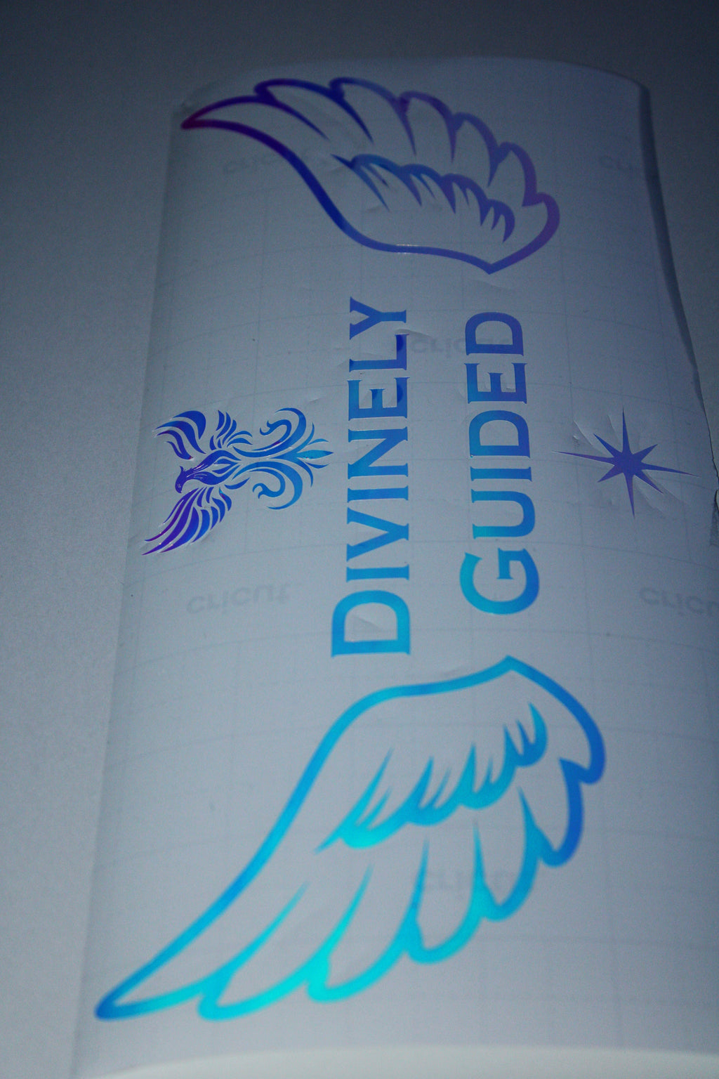 DG Windshield Decal - Opal Holographic