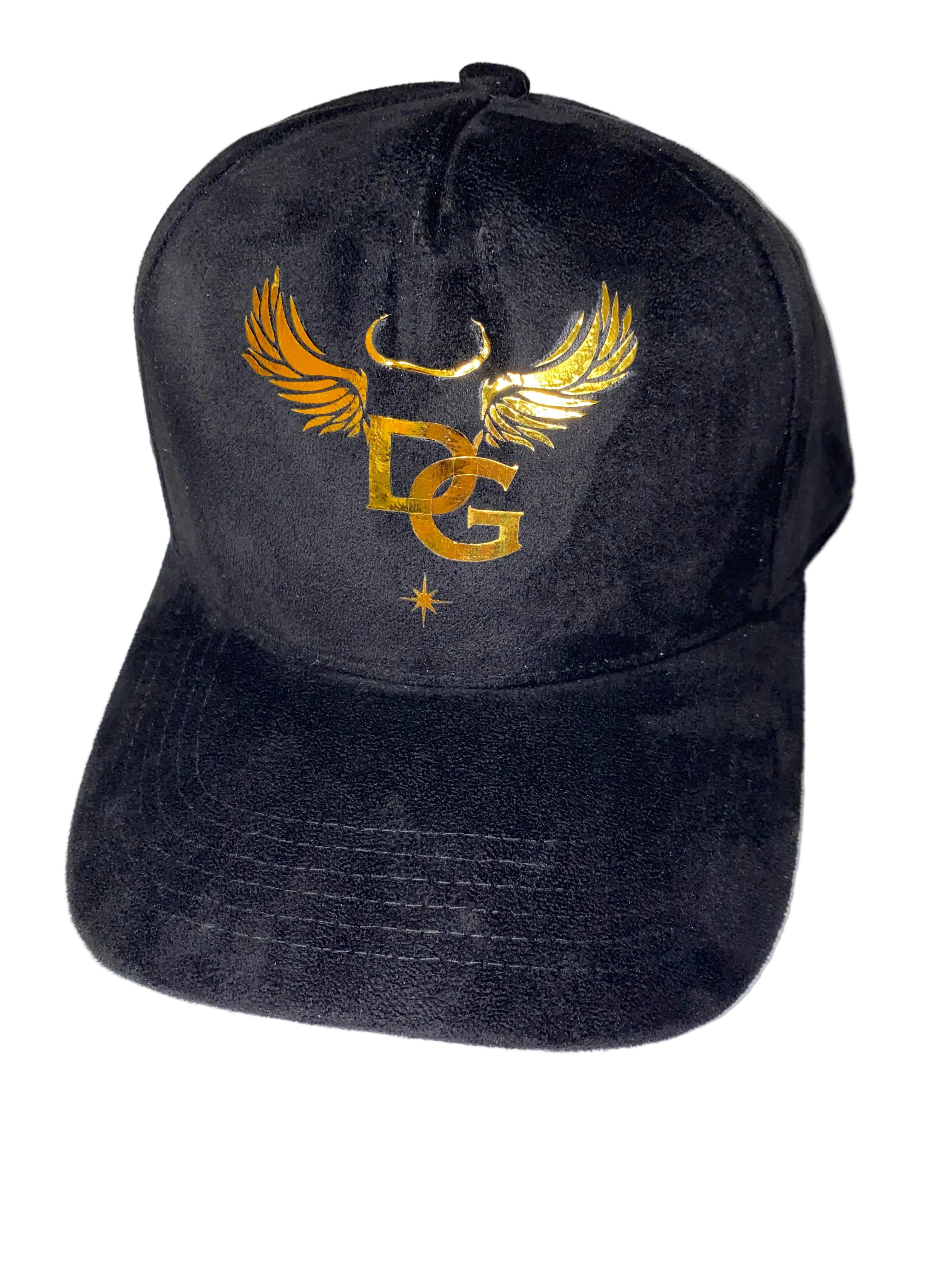 DG Celestial Suede Snapback – Black & Gold