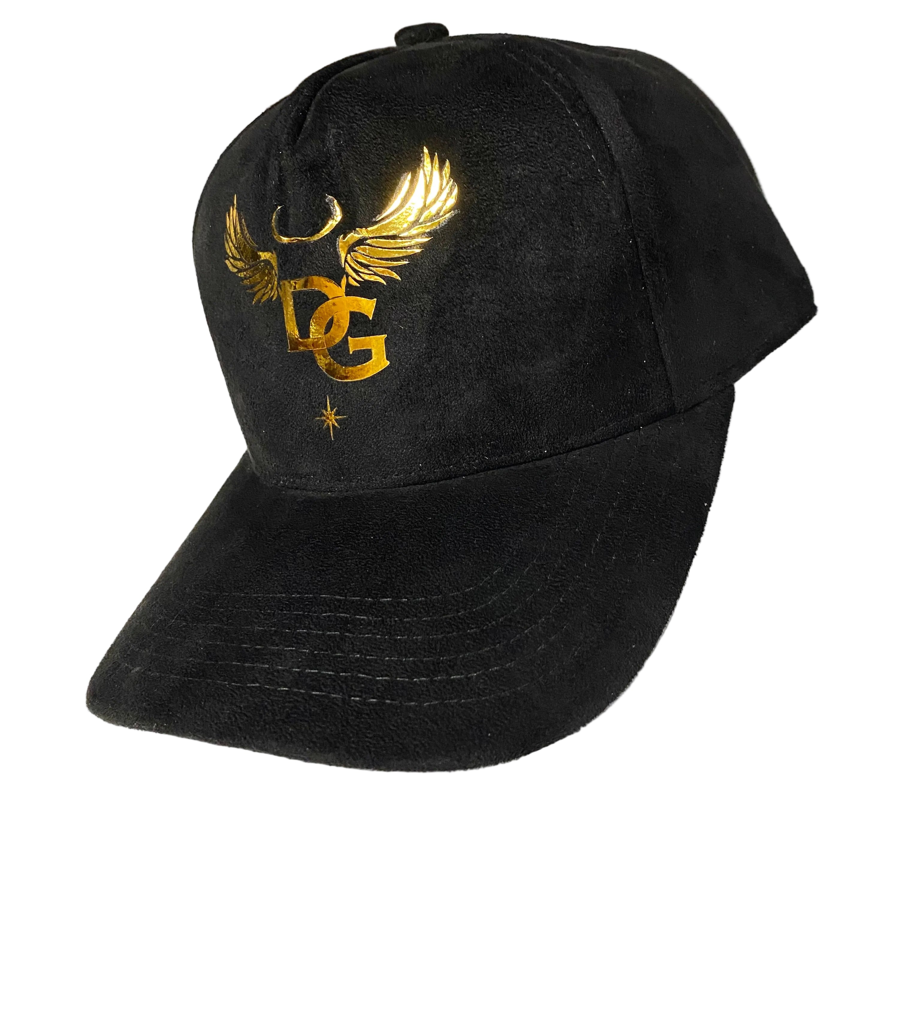 DG Celestial Suede Snapback – Black & Gold
