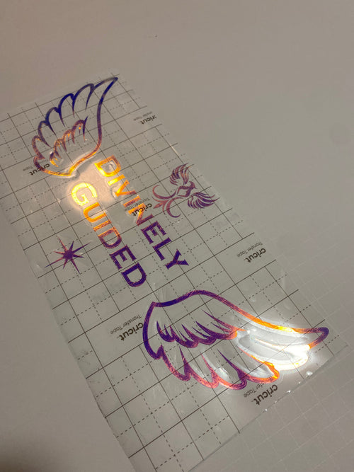 DG Windshield Decal - Blue Holographic