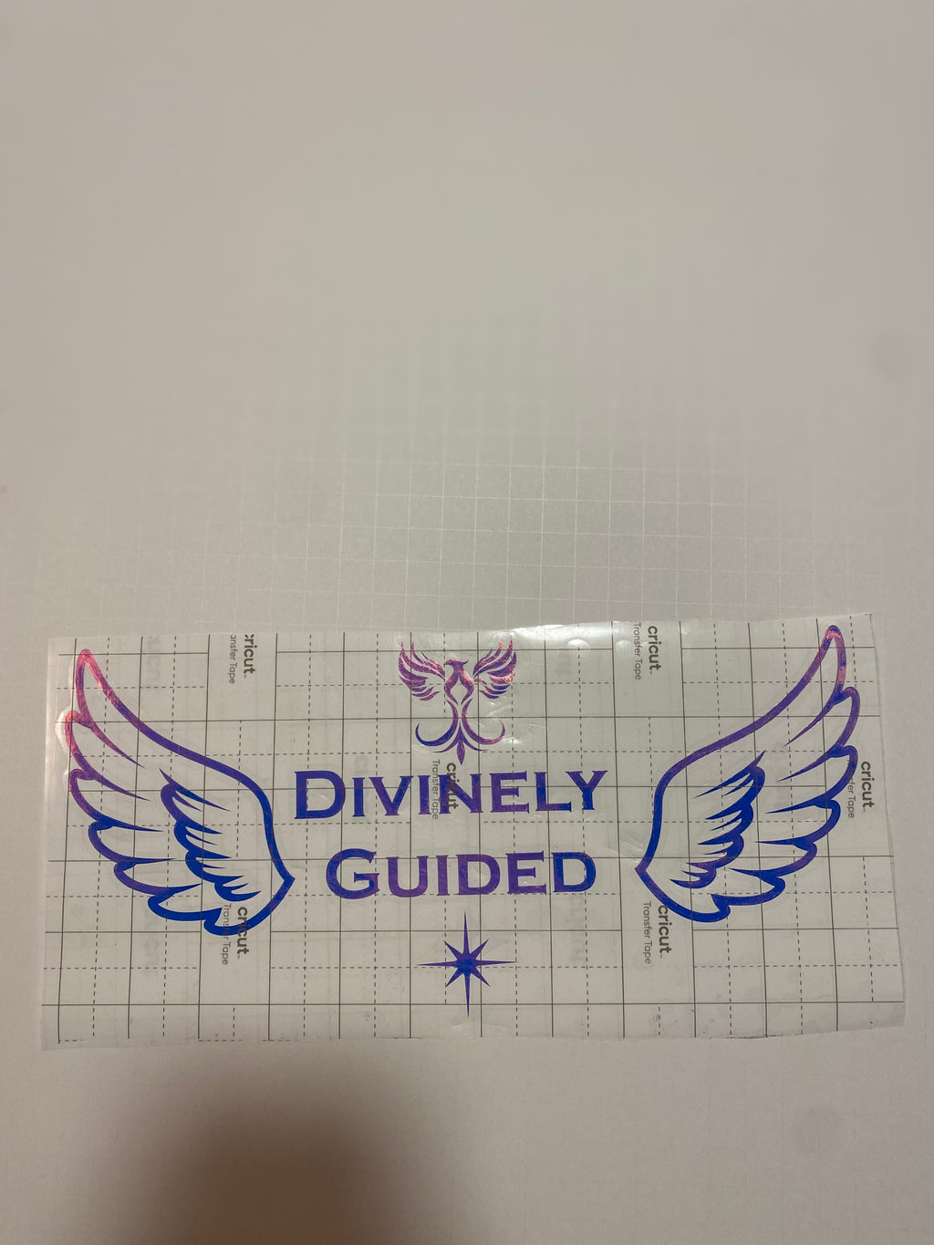 DG Windshield Decal - Blue Holographic