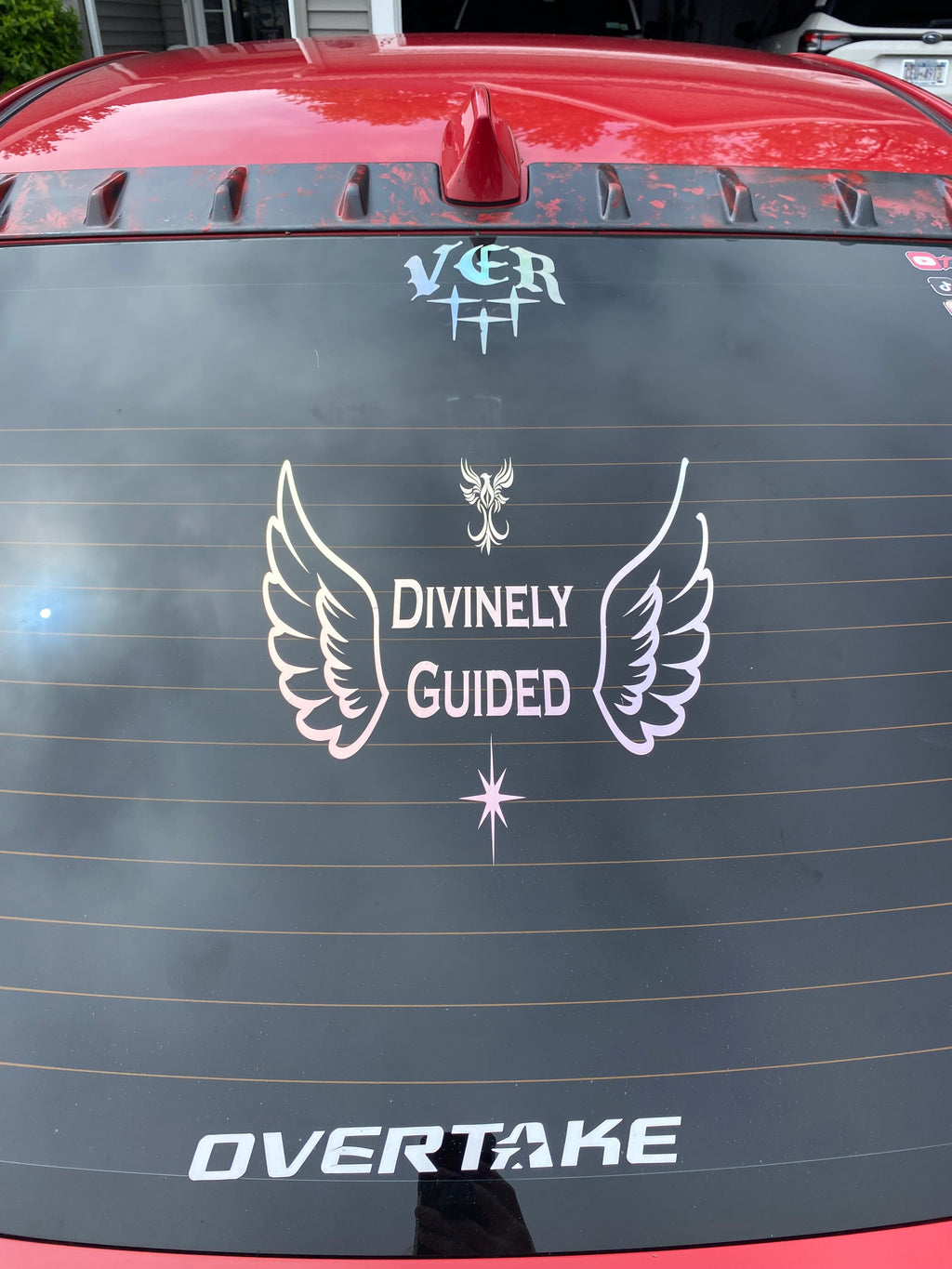 DG Windshield Decal - Opal Holographic