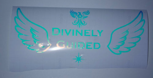 DG REAR WINDSHIELD DECAL - HOLOGRAPHIC - Divinely Guided