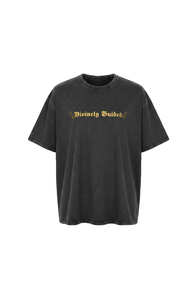 DG SUN FADED ANGEL WING T-SHIRT - Divinely Guided